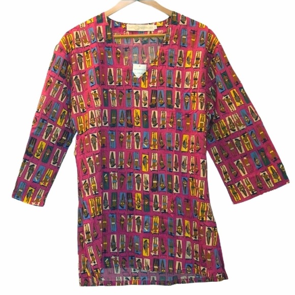 Tracy Negoshian Katlin Swim Cover-Up Or Tunic - Picture 2 of 4